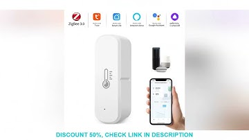 Smart Zigbee 3.0 Temperature Humidity Sensor for Tuya Smart Home Alexa Google Assistant Battery Powe