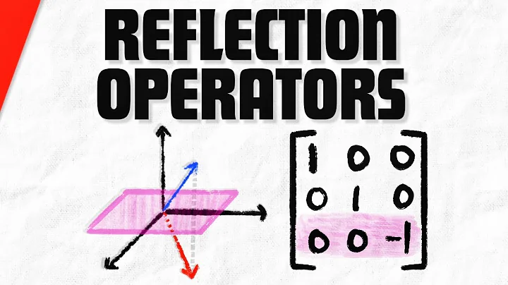 Reflections as Matrix Transformations | Linear Algebra