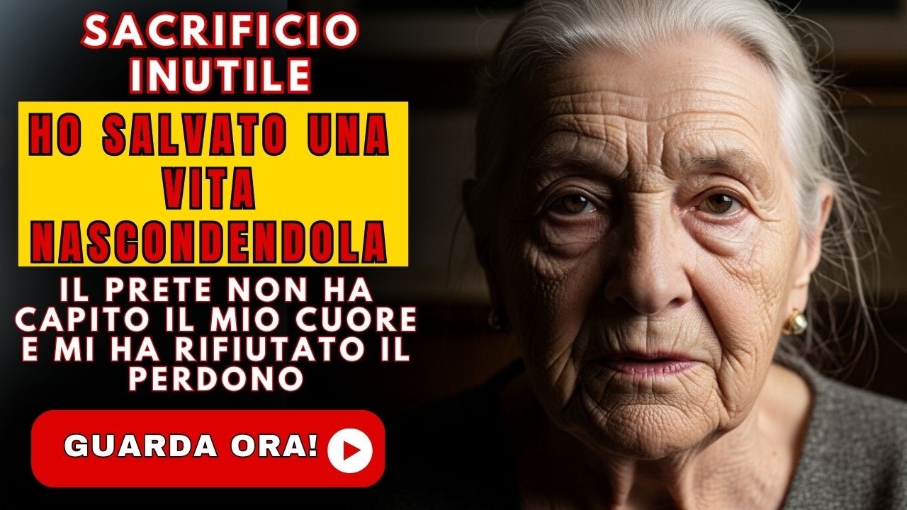 HO AIUTATO UNA PERSONA IN PERICOLO… IL PRETE MI HA GIUDICATA E MI HA LASCIATA SENZA PERDONO