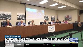 Parkersburg City Council upholds clerk’s ruling on trash contract petition