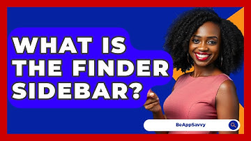 What Is The Finder Sidebar? - Be App Savvy