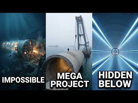 How Are UNDERWATER TUNNELS Built ? The Incredible Engineering Behind Modern Mega Projects