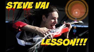 Steve Vai Guitar Lesson | Tapping Arpeggios!!!
