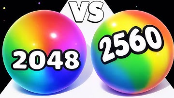 BALL MERGE 2048 /vs BALL MASTER ∞ ASMR Gameplay Android iOS ✦ Ball Run 2048 Merge Master Gameplay