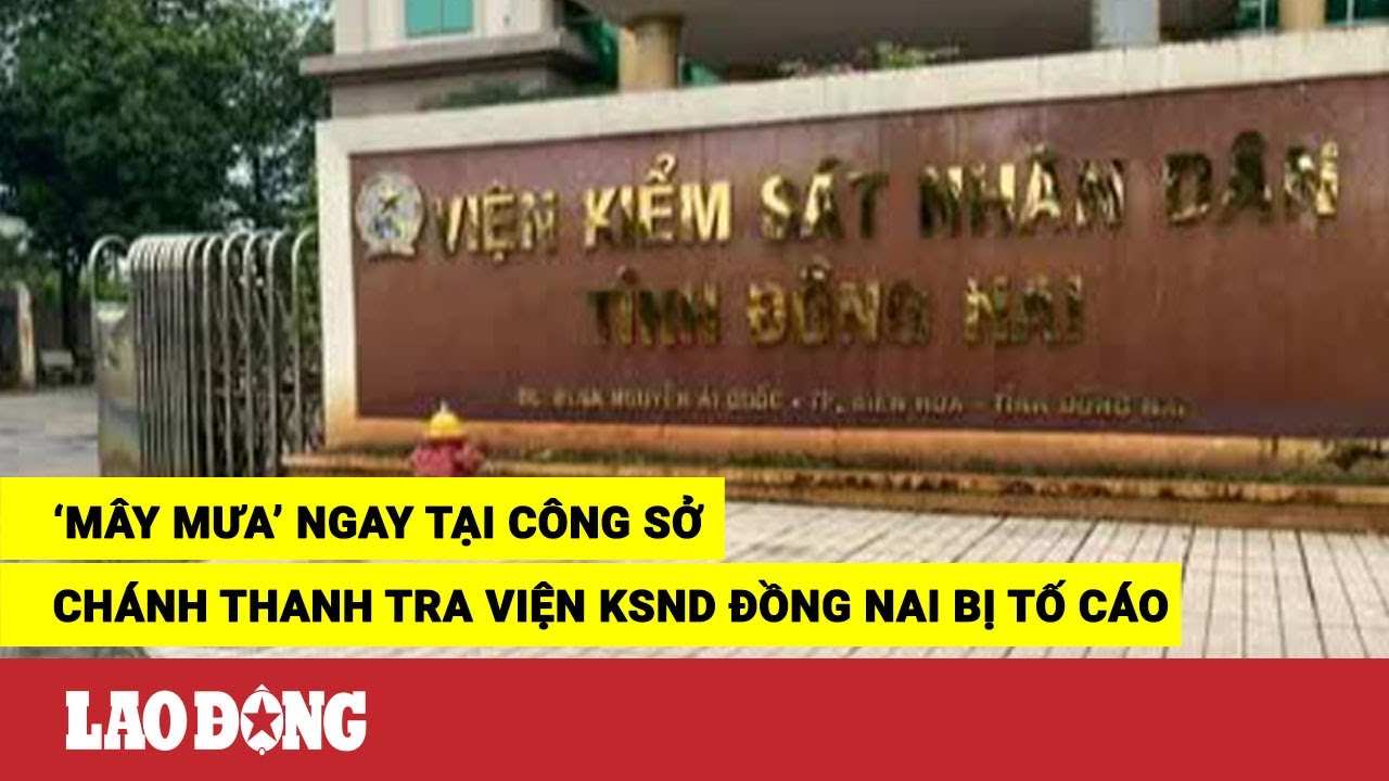 Chánh thanh tra Viện KSND Đồng Nai 'mây mưa' ngay tại... - youtube