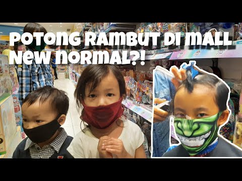  New  Normal  Mall di Jogja Fabian potong  rambut  Vlog 3LS 