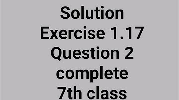 Ex # 1.17, Q # 2 (complete), 7th Class| number is Perfect square/not