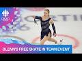 Glenn Amber From America Lands 3rd Place In Women Single Skating Free Skating Milano Cortina 2026 