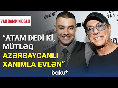 Van Dammın oğlu azərbaycanlı jurnalistə müsahibə verdi - BAKU TV