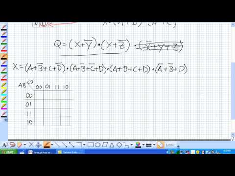 Karnaugh Maps POS Minimization Part 1