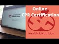 Getting cpr certified online  red cross review  wellnesswednesday