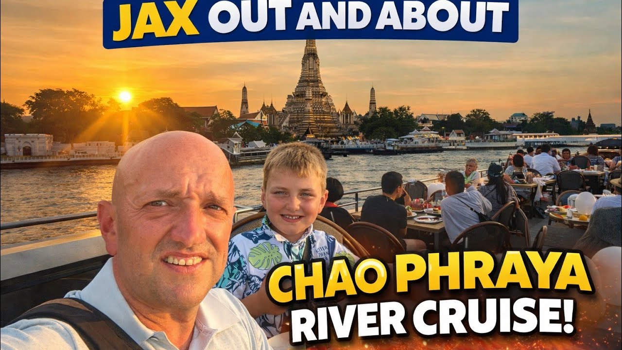 Круиз по реке Чао Прайя 🇹🇭 Бангкок на закате с потрясающими видами!