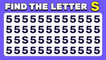 Find the ODD One Out - Numbers and Letters Edition ✅ Easy, Medium, Hard - 30 levels
