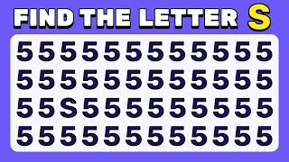 Find the ODD One Out  Numbers and Letters Edition ✅ Easy, Medium, Hard  30 levels