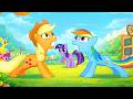 My Little Pony - The Big Fall Race! 💚 Super Toons TV - Best Cartoons
