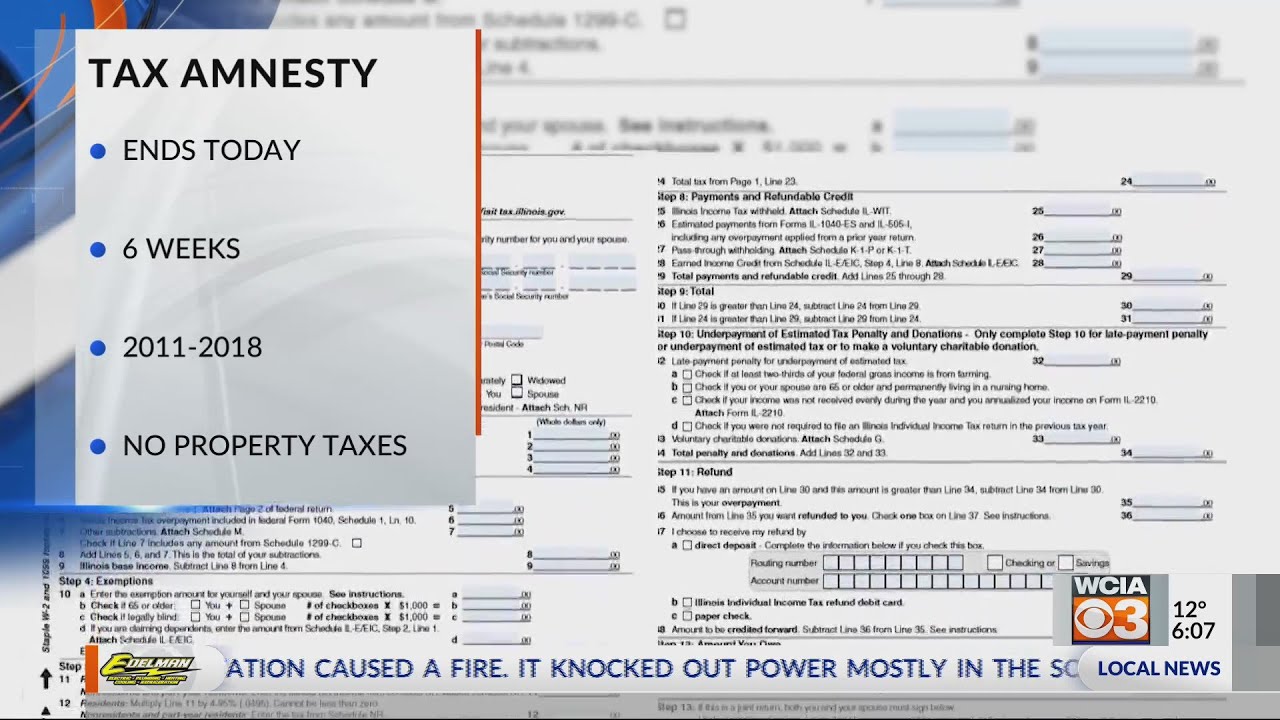 Tax amnesty deadline
