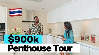 Touring an $900k Penthouse at Riviera Pattaya Thailand 🇹🇭