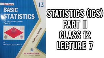 Random Variable and Probability Distribution | Class 12 Chapter # 10  lecture 7 | Introduction