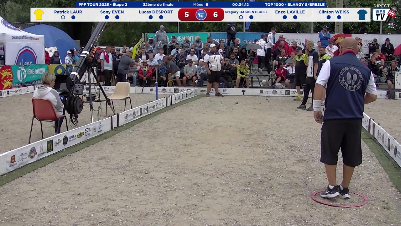 Miniature : PPF TOUR 2025 National TOP 1000 BLANGY-SUR-BRESLE - 32ème de finale équipe LAUR contre HASDENTEUFEL.