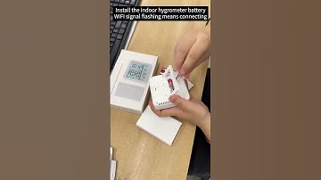 VOCOO Wireless Thermometer Indoor Outdoor installation 6202