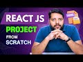 React JS Project From Scratch   Master All Core Concepts in 1 Project
