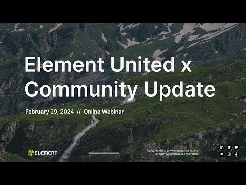 Element Community Update - February 2024 - YouTube
