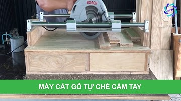 Hưng Thịnh -  Cưa Bàn Trượt Thợ Mộc Tự Chế Đẹp - Nhỏ Gọn
