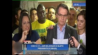 Jair Bolsonaro é eleito presidente do Brasil Jair Bolsonaro é eleito presidente do Brasil