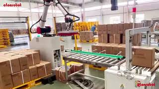 ATOMROBOT Cobot Palletizer for Laundry Detergent Carton Packaging Automation 🚀