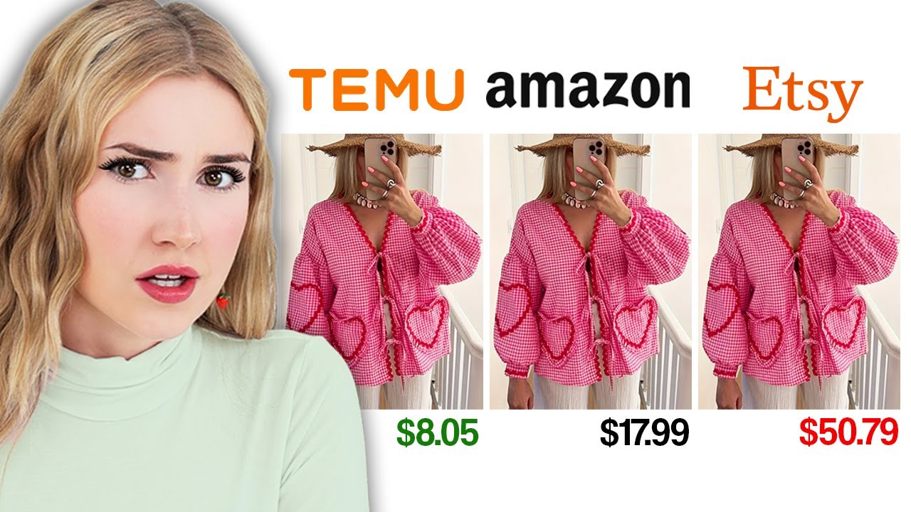 Are Temu, Amazon & Etsy Selling the SAME Products *let's find out*