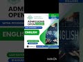 AIOU New Admission | Autumn 2025 #exam #aiou #admission #open #online