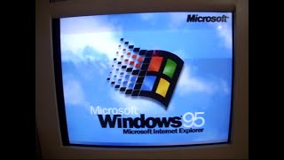 1996 HP Pavilion booting into Windows 95.avi