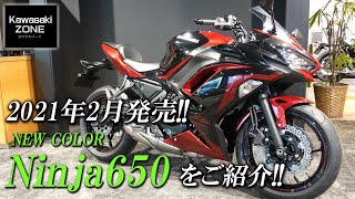 2021年2月1日発売「Ninja650 / ニンジャ650」のNEWカラーをご紹介致します！カワサキゾーン / KAWASAKI ZONE