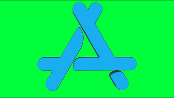 Apple App Store Green Screen Logo Loop Chroma Animation