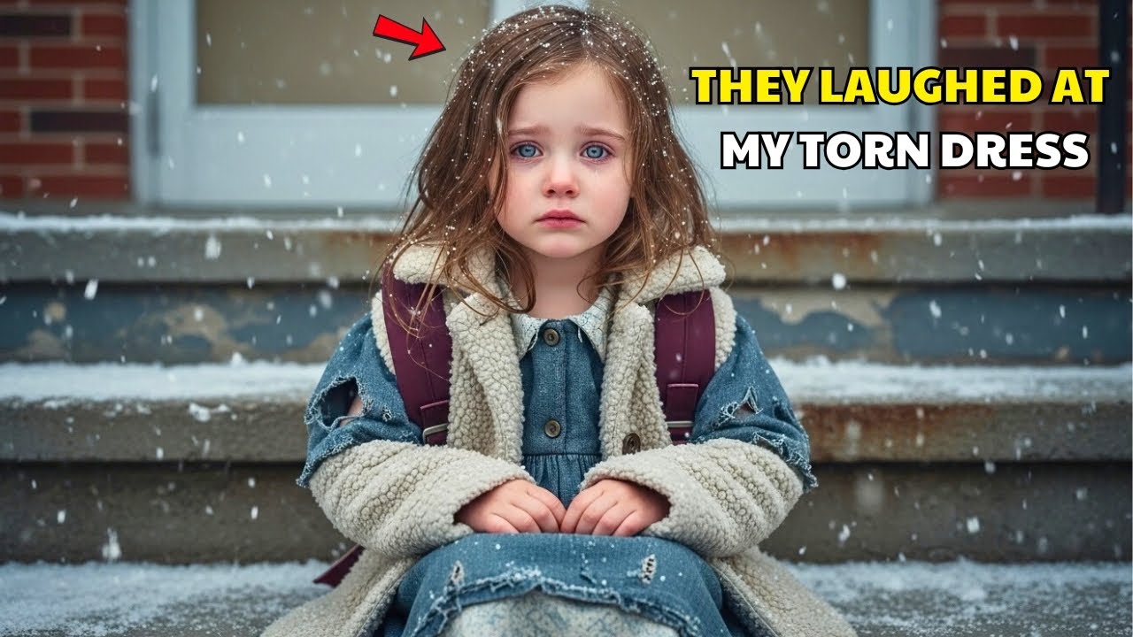 A POOR GIRL WAS MOCKED FOR HER TORN CHRISTMAS DRESS — UNTIL A BILLIONAIRE STOPPED