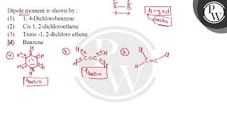 Dipole moment is shown by :.