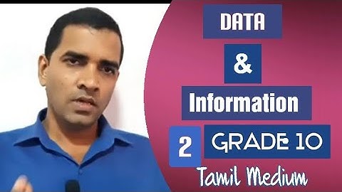 Grade 10 (Tamil Medium) | ICT | Unit 1 | Part 2 | Online Class(13.12.2020)
