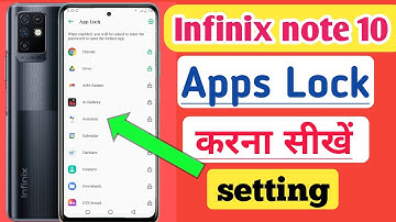 Infinix note 10 app lock/infinix note 10 mein app lock kaise kare/apps lock setting