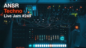 ANSR - Techno Live Jam - 249 with Eurorack Modular Synth + TR-8S