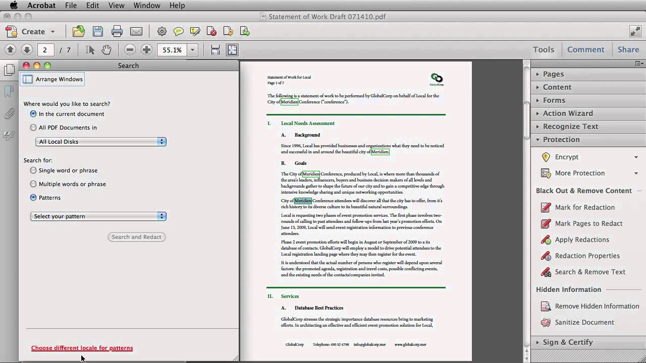 Removing Sensitive Information | Adobe Acrobat