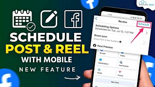 How to Schedule Facebook Posts and Reels in Mobile | Facebook Post Scheduler (New Feature)