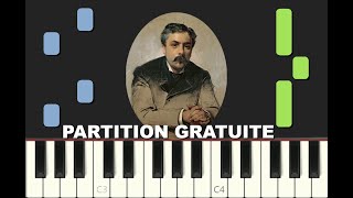 SICILIENNE, op. 78 par Gabriel Fauré, EASY piano tutorial avec partition gratuite (pdf)