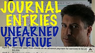 Journal Entries for Accounting Made Easy / Unearned Revenue / Accounting for beginners #127
