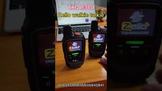 TXQ B300 zello realptt walkietalkie, signal: 2G/3G/4G