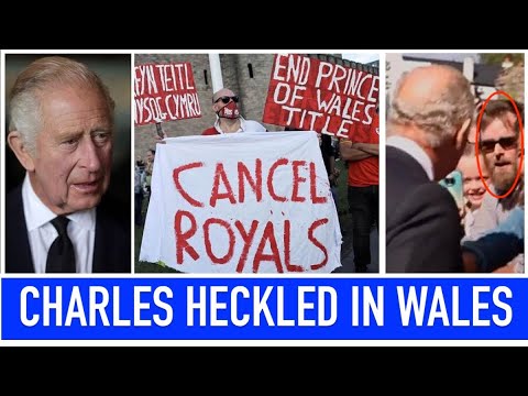 CHARLES BOOED AND HECKLED IN WALES