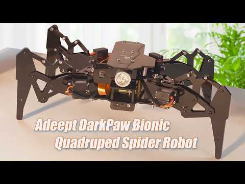 Adeept DarkPaw Bionic Quadruped Spider Robot Kit for Raspberry Pi
