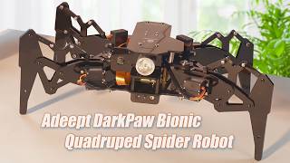 Adeept DarkPaw Bionic Quadruped Spider Robot Kit for Raspberry Pi