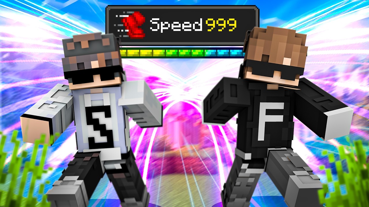 Minecraft, But Your XP = Your Speed...