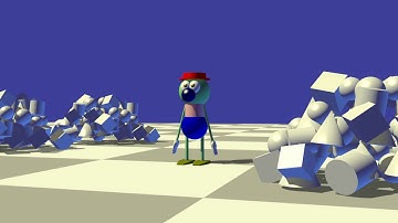 Outside of Anim8or test animation