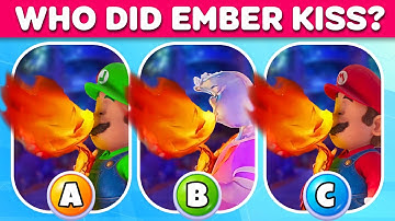 Guess the Hidden Figure 🔥💧| Elemental, Babier, Teenage Kraken, Super Mario Movie,The Little Mermaid